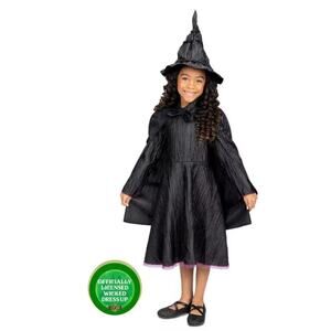 Wicked Deluxe Elphaba Black Defying Gravity Dress Up Set for Girls Size 4-6X